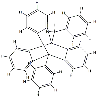 9,10-Dihydro-9-phenyl-10-(phenylmethyl)-9,10-[1,2]benzenoanthracene 结构式