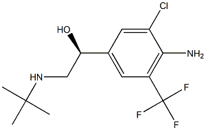 化合物 MABUTEROL, (S)- 结构式