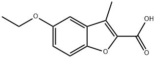2-Benzofurancarboxylicacid,5-ethoxy-3-methyl-(9CI) 结构式