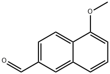 5-甲氧基-2-萘甲醛	 结构式