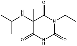 2,4,6(1H,3H,5H)-Pyrimidinetrione,1-ethyl-5-methyl-5-[(1-methylethyl)amino]-(9CI) 结构式