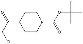 tert-butyl 4-(2-chloroacetyl)piperidine-1-carboxylate 结构式