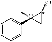 Cyclopropanol, 2-methyl-2-phenyl-, (1R,2S)-rel- (9CI) 结构式