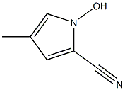 1H-Pyrrole-2-carbonitrile,1-hydroxy-4-methyl-(9CI) 结构式
