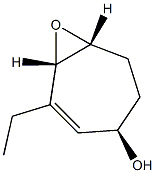 8-Oxabicyclo[5.1.0]oct-2-en-4-ol, 2-ethyl-, (1R,4S,7S)-rel- (9CI) 结构式