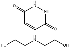 1,2-DIHYDROPYRIDAZINE-3,6-DIONE,2-(2-HYDROXYETHYLAMINO)ETHANOL 结构式