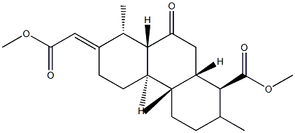 7-Oxocass-13(15)-ene-16,19-dioic acid dimethyl ester 结构式