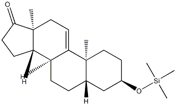 3α-(Trimethylsiloxy)-5α-androst-9(11)-en-17-one 结构式