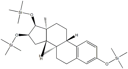 3,16α,17α-Tris(trimethylsiloxy)estra-1,3,5(10)-triene 结构式