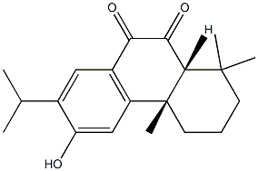 (5β)-12-Hydroxyabieta-8,11,13-triene-6,7-dione 结构式