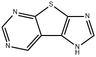1H-Imidazo[4,5:4,5]thieno[2,3-d]pyrimidine  (9CI) 结构式