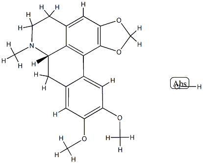 化合物 DICENTRINE HCL 结构式