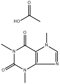 CAFFEINE ACETATE) 结构式