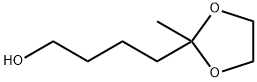 2-Methyl-1,3-dioxolane-2-(1-butanol) 结构式