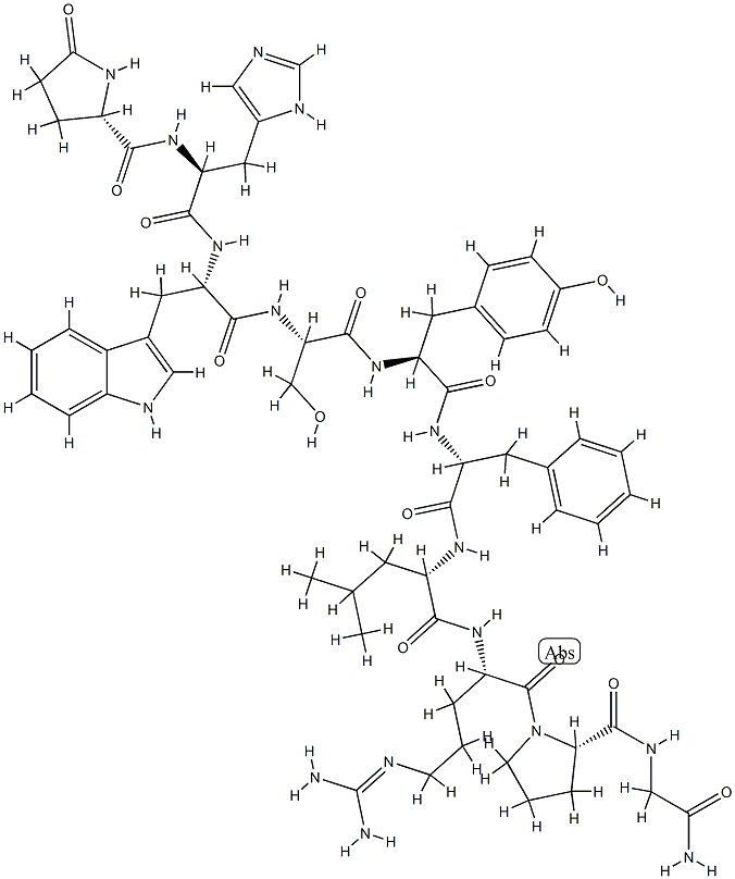 GONADORELIN[6-D-PHE 结构式