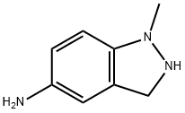1H-Indazol-5-amine,2,3-dihydro-1-methyl-(9CI) 结构式