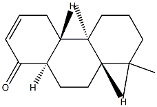 (4aS)-4aβ,4b,5,6,7,8,8aβ,9,10,10aα-Decahydro-4bα,8,8-trimethylphenanthren-1(4H)-one 结构式