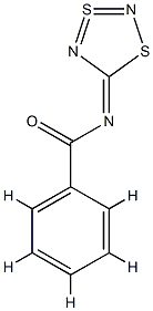 N-(1,3,2,4-Dithiadiazol-3-SIV-5-ylidene)benzamide 结构式