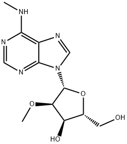 N6-甲基-2'-O-甲基腺苷 结构式