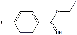 ethyl 4-iodobenzimidate 结构式