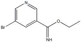 ethyl 5-bromonicotinimidate 结构式