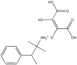 (Z)-2,3-Dihydroxy-2-butenedioic acid/α,α,β-trimethylbenzeneethanamine,(1:x) 结构式