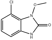 2H-Benzimidazol-2-one,7-chloro-1,3-dihydro-1-methoxy-(9CI) 结构式