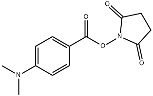 4-(二甲胺基)苯甲酸 N-羟基琥珀酰亚胺酯 结构式