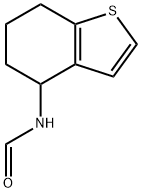 N-[(4,5,6,7-Tetrahydrobenzo[b]thiophen)-4-yl]formamide 结构式