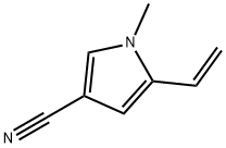 1H-Pyrrole-3-carbonitrile,5-ethenyl-1-methyl-(9CI) 结构式