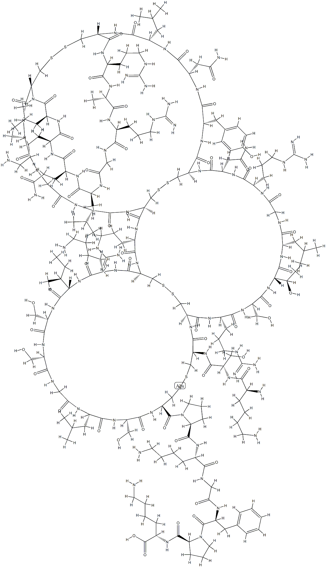 alpha1-purothionin 结构式