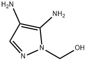 1H-Pyrazole-1-methanol,4,5-diamino-(9CI) 结构式