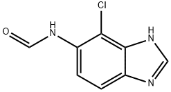 Formamide,N-(4-chloro-1H-benzimidazol-5-yl)-(9CI) 结构式