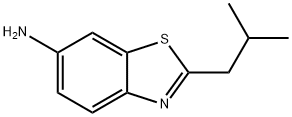 6-Benzothiazolamine,2-(2-methylpropyl)-(9CI) 结构式