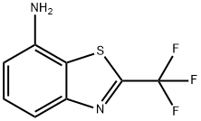 7-Benzothiazolamine,2-(trifluoromethyl)-(9CI) 结构式