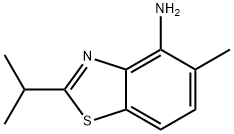 4-Benzothiazolamine,5-methyl-2-(1-methylethyl)-(9CI) 结构式