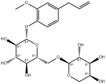 水杨梅苷 结构式