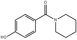 4-[(哌啶-1-基)羰基]苯酚 结构式