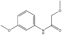 2-methoxy-N-(3-methoxyphenyl)acetamide 结构式