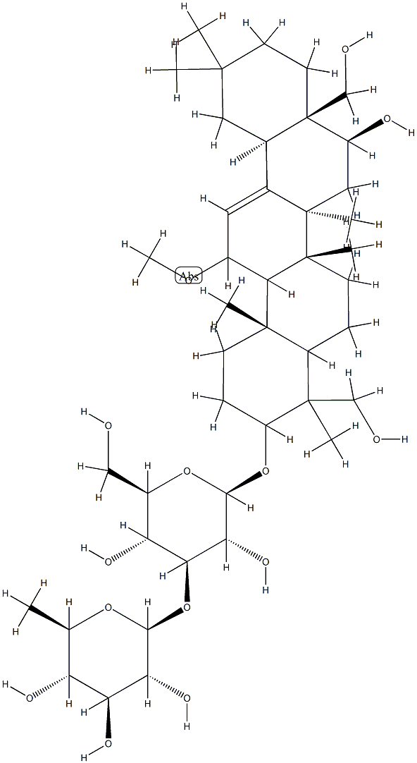 柴胡皂苷B4 结构式
