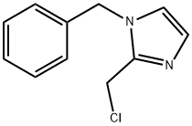 1-benzyl-2-(chloromethyl)-1H-imidazole(SALTDATA: HCl) 结构式