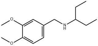 [(3,4-dimethoxyphenyl)methyl](pentan-3-yl)amine 结构式