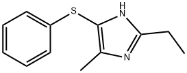 1H-Imidazole,2-ethyl-4-methyl-5-(phenylthio)-(9CI) 结构式