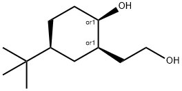 Cyclohexaneethanol, 5-(1,1-dimethylethyl)-2-hydroxy-, (1R,2R,5S)-rel- (9CI) 结构式