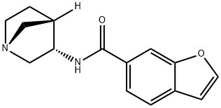 6-Benzofurancarboxamide,N-(1R,3S,4S)-1-azabicyclo[2.2.1]hept-3-yl-(9CI) 结构式