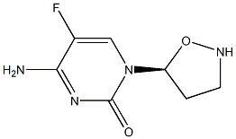 2(1H)-Pyrimidinone,4-amino-5-fluoro-1-(5S)-5-isoxazolidinyl-(9CI) 结构式