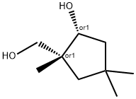 Cyclopentanemethanol, 2-hydroxy-1,4,4-trimethyl-, (1R,2R)-rel- (9CI) 结构式