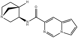 Pyrrolo[1,2-c]pyrimidine-3-carboxamide, N-(1R,3R,4S)-1-azabicyclo[2.2.1]hept- 结构式