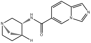Imidazo[1,5-a]pyridine-6-carboxamide, N-(1R,3R,4S)-1-azabicyclo[2.2.1]hept- 结构式