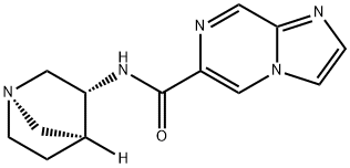 Imidazo[1,2-a]pyrazine-6-carboxamide, N-(1R,3R,4S)-1-azabicyclo[2.2.1]hept- 结构式